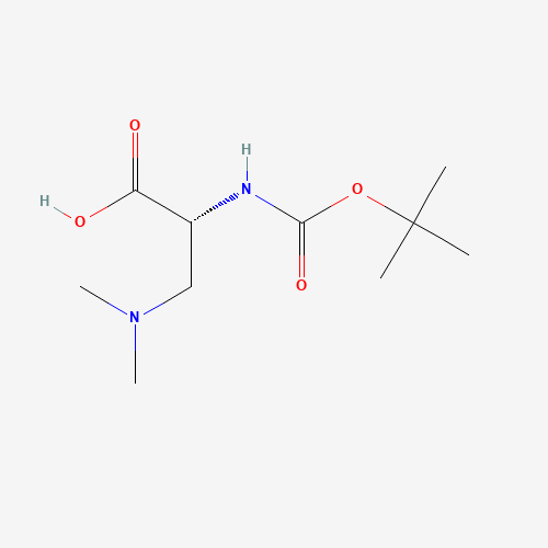 N-ALPHA-BOC-(R)-2-AMINO-3-(DIMETHYLAMINO)PROPIONIC ACID (CAS: 110755-32-3) - Related Chemical Product
