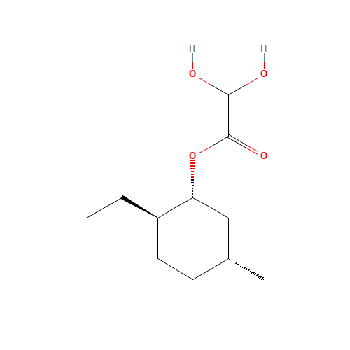 (1R,2S,5R)-5-Methyl-2-(1-methylethyl)cyclohexyl dihydroxy-acetate (CAS: 111969-64-3) - Related Chemical Product