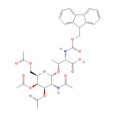 FMOC-THR(GALNAC(AC)3-ALPHA-D)-OH (CAS: 116783-35-8) - Related Chemical Product