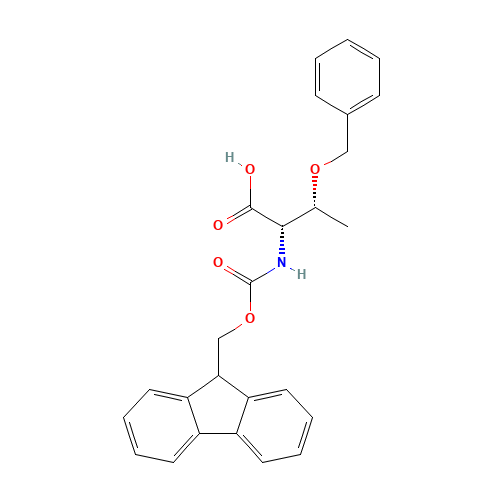 Fmoc-THr(Bzl)-OH (CAS: 117872-75-0) - Chemical Structure and Molecular Formula 