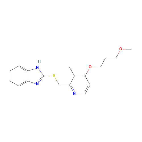 2-{[4-(3-Methoxypropoxy)-3-methylpyridine-2-yl]methylthio}-1H-benzimidazole (CAS: 117977-21-6) - Related Chemical Product
