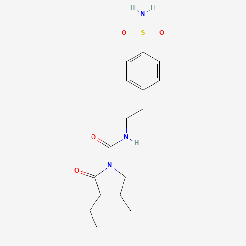 4-[2-[(3-Ethyl-4-methyl-2-oxo-3-pyrrolin-1-yl)carboxamido]ethyl]benzenesulfonamide (CAS: 119018-29-0) - Related Chemical Product