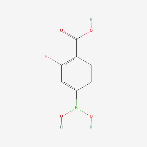 3-Carboxy-4-fluorophenylboronic acid (CAS: 120153-08-4) - Related Chemical Product