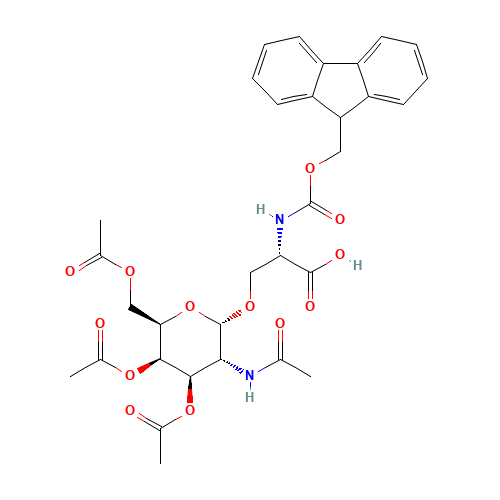 FMOC-SER(GALNAC(AC)3-ALPHA-D)-OH (CAS: 120173-57-1) - Related Chemical Product