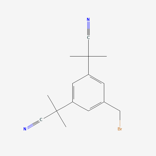 3,5-Bis(2-cyanoprop-2-yl)benzyl bromide (CAS: 120511-84-4) - Related Chemical Product