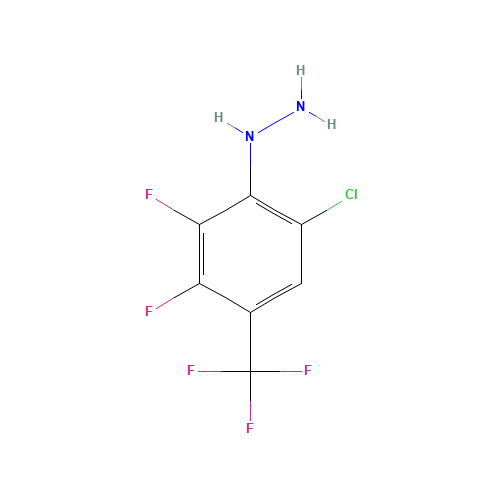 (6-CHLORO-2,3-DIFLUORO-4-TRIFLUOROMETHYL-PHENYL)-HYDRAZINE (CAS: 120769-98-4) - Related Chemical Product