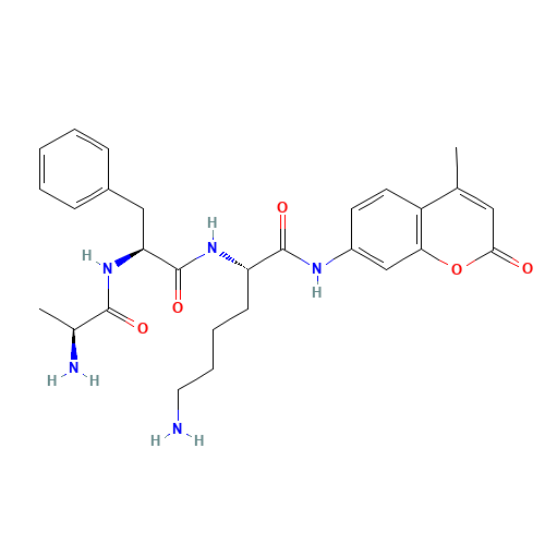 H-ALA-PHE-LYS-AMC TRIFLUOROACETATE SALT (CAS: 120928-02-1) - Related Chemical Product