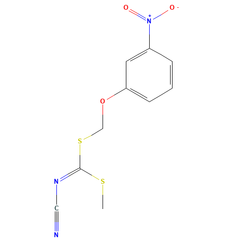 METHYL [(3-NITROPHENOXY)METHYL]CYANOCARBONIMIDODITHIOATE (CAS: 120958-23-8) - Related Chemical Product