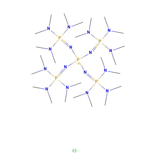 TETRAKIS[TRIS(DIMETHYLAMINO)PHOSPHORANYLIDENAMINO]PHOSPHONIUMCHLORIDE (CAS: 122951-89-7) - Related Chemical Product