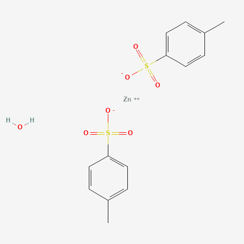 ZINC P-TOLUENESULFONATE HYDRATE (CAS: 123334-05-4) - Chemical Structure and Molecular Formula 
