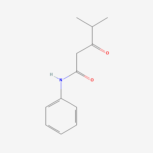N-Phenyl-isobutyloylacetamide (CAS: 124401-38-3) - Chemical Structure and Molecular Formula 