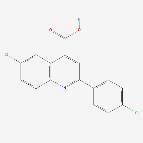 6-CHLORO-2-(4-CHLOROPHENYL)-4-QUINOLINE CARBOXYLIC ACID (CAS: 126088-20-8) - Related Chemical Product