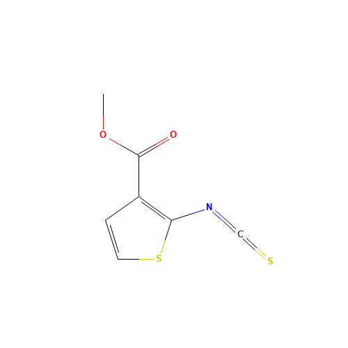 METHYL-2-ISOTHIOCYANATOTHIOPHENE-3-CARBOXYLATE (CAS: 126637-07-8) - Related Chemical Product