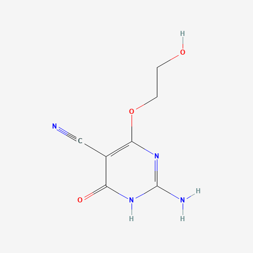 2-AMINO-4-(2-HYDROXYETHOXY)-6-OXO-1,6-DIHYDRO-5-PYRIMIDINECARBONITRILE (CAS: 126865-37-0) - Related Chemical Product