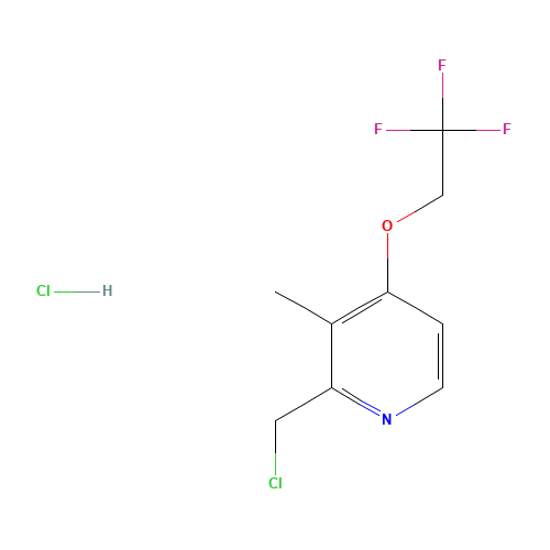 2-Chloromethyl-3-methyl-4-(2,2,2-trifluoroethoxy)pyridine hydrochloride (CAS: 127337-60-4) - Related Chemical Product