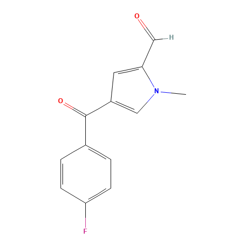 4-(4-FLUOROBENZOYL)-1-METHYL-1H-PYRROLE-2-CARBALDEHYDE (CAS: 128843-61-8) - Related Chemical Product