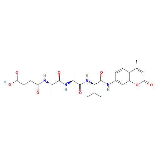 SUC-ALA-ALA-VAL-AMC (CAS: 128972-90-7) - Related Chemical Product