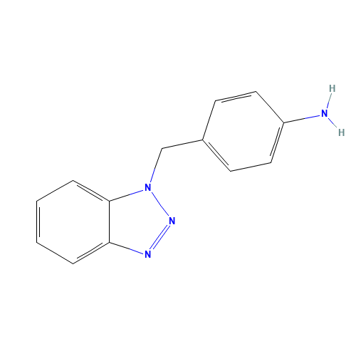 4-(1H-1,2,3-BENZOTRIAZOL-1-YLMETHYL)PHENYLAMINE (CAS: 129075-89-4) - Related Chemical Product