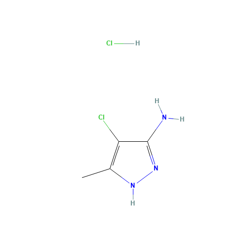 4-CHLORO-5-METHYL-2H-PYRAZOL-3-YLAMINE HYDROCHLORIDE (CAS: 130128-49-3) - Related Chemical Product