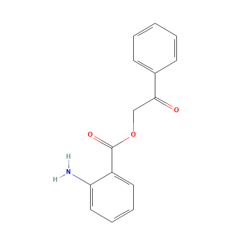 2-AMINO-BENZOIC ACID 2-OXO-2-PHENYL-ETHYL ESTER (CAS: 130627-10-0) - Related Chemical Product