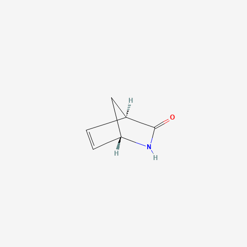 (1S,4R)-2-Aza-bicyclo[2.2.1]hept-5-en-3-one (CAS: 130931-83-8) - Chemical Structure and Molecular Formula 