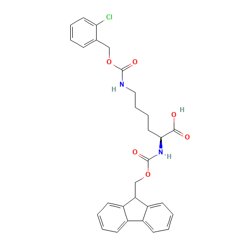 N-(9-Fluorenylmethyloxycarbonyl)-N'-(2-chlorobenzyloxycarbonyl)-L-lysine (CAS: 133970-31-7) - Related Chemical Product
