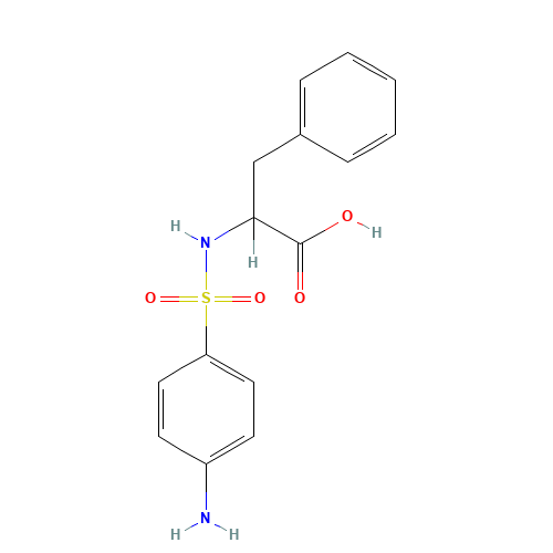 2-(4-AMINO-BENZENESULFONYLAMINO)-3-PHENYL-PROPIONIC ACID (CAS: 133978-59-3) - Related Chemical Product