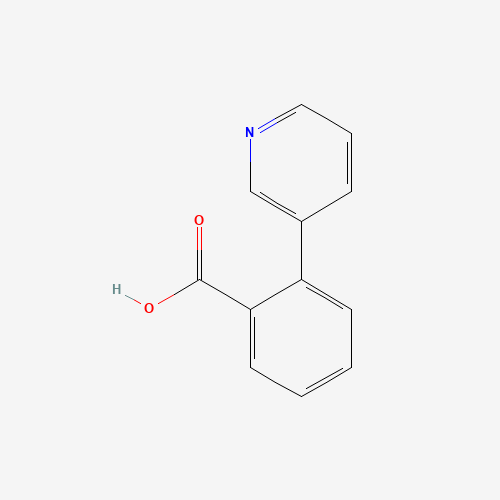 2-(3'-PYRIDYL)BENZOIC ACID (CAS: 134363-45-4) - Chemical Structure and Molecular Formula 