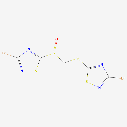 3-BROMO-5-[(3-BROMO-1,2,4-THIADIAZOL-5-YLTHIO)METHYLSULFINYL]-1,2,4-THIADIAZOLE (CAS: 134947-29-8) - Related Chemical Product