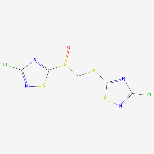 3-CHLORO-5-[(3-CHLORO-1,2,4-THIADIAZOL-5-YLTHIO)METHYLSULFINYL]-1,2,4-THIADIAZOLE (CAS: 135379-15-6) - Related Chemical Product