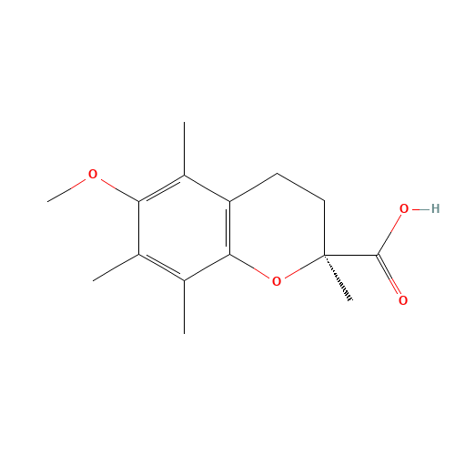 (S)-6-METHOXY-2,5,7,8-TETRAMETHYLCHROMANE-2-CARBOXYLIC ACID (CAS: 135806-59-6) - Related Chemical Product