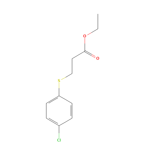 ETHYL 3-[(4-CHLOROPHENYL)THIO]PROPANOATE (CAS: 137446-81-2) - Related Chemical Product