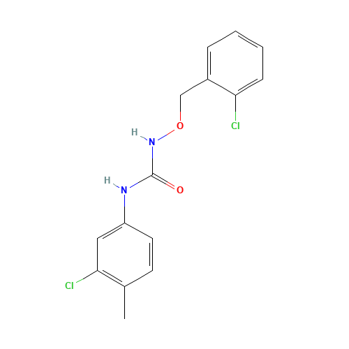 1-(2-CHLOROBENZYLOXY)-3-(3-CHLORO-4-METHYLPHENYL)UREA (CAS: 139444-36-3) - Related Chemical Product
