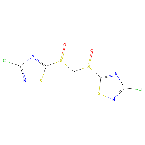 BIS(3-CHLORO-1,2,4-THIADIAZOL-5-YLSULFINYL)METHANE (CAS: 139444-37-4) - Related Chemical Product