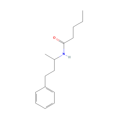 N-(1-METHYL-3-PHENYLPROPYL)-N-VALERAMIDE (CAS: 143086-32-2) - Related Chemical Product
