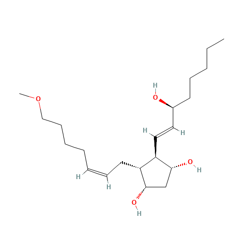 1-METHOXY-9ALPHA,11ALPHA,15S-TRIHYDROXYPROSTA-5Z,13E-DIENE (CAS: 143656-18-2) - Related Chemical Product