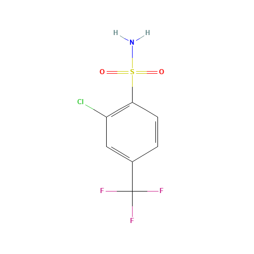 2-CHLORO-4-(TRIFLUOROMETHYL)BENZENESULFONAMIDE (CAS: 146533-47-3) - Related Chemical Product