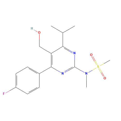 4-(4-Fluorophenyl)-6-isopropyl-2-[(N-methyl-n-methylsulfonyl)amino]pyrimidine-5-yl-methanol (CAS: 147118-36-3) - Related Chemical Product