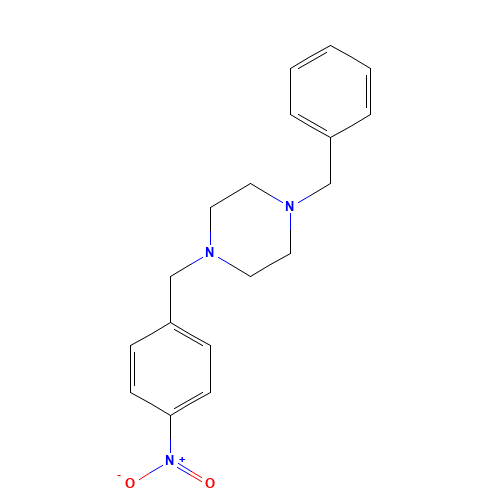 1-BENZYL-4-(4-NITROBENZYL)PIPERAZINE (CAS: 148120-37-0) - Related Chemical Product