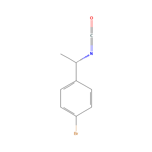 (S)-(-)-1-(4-BROMOPHENYL)ETHYL ISOCYANATE (CAS: 149552-52-3) - Related Chemical Product