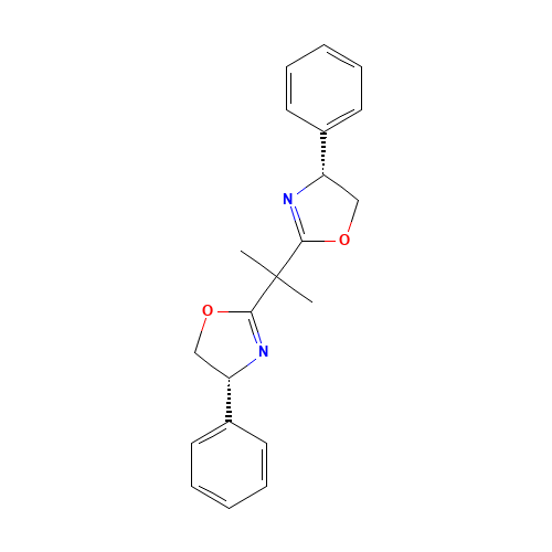 (R,R)-2,2'-(DIMETHYLMETHYLENE)BIS(4-PHENYL-2-OXAZOLINE) (CAS: 150529-93-4) - Related Chemical Product