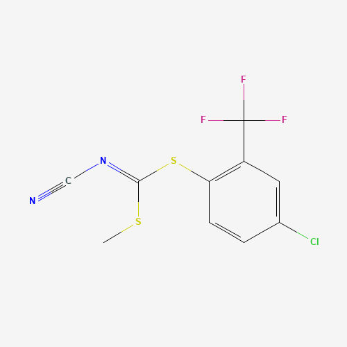 [4-CHLORO-2-(TRIFLUOROMETHYL)PHENYL] METHYL CYANOCARBONIMIDODITHIOATE (CAS: 152382-23-5) - Related Chemical Product