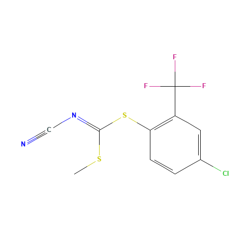 [4-CHLORO-2-(TRIFLUOROMETHYL)PHENYL] METHYL CYANOCARBONIMIDODITHIOATE (CAS: 152382-23-5) - Related Chemical Product