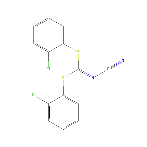 BIS(2-CHLOROPHENYL) CYANOCARBONIMIDODITHIOATE (CAS: 152382-52-0) - Related Chemical Product