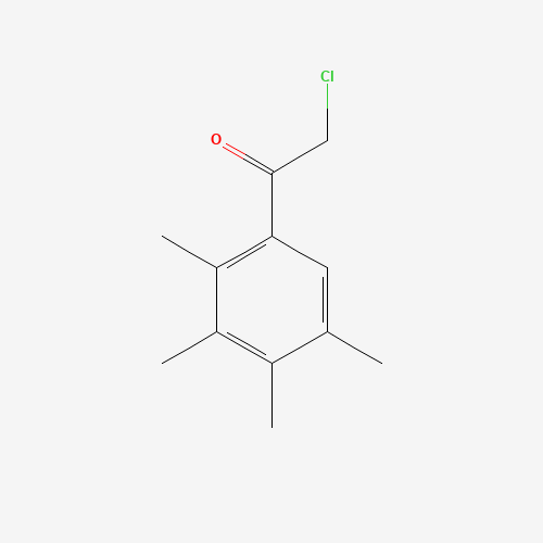 CHLOROACETYL-1,2,3,4-TETRAMETHYLBENZENE (CAS: 153275-53-7) - Chemical Structure and Molecular Formula 