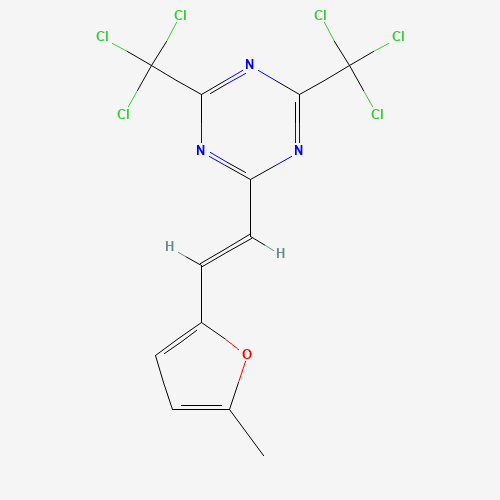 2-[2-(5-METHYLFURAN-2-YL)VINYL]-4,6-BIS(TRICHLOROMETHYL)-1,3,5-TRIAZINE (CAS: 156360-76-8) - Related Chemical Product