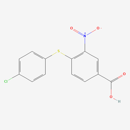 4-[(4-CHLOROPHENYL)SULFANYL]-3-NITROBENZENECARBOXYLIC ACID (CAS: 156629-59-3) - Related Chemical Product