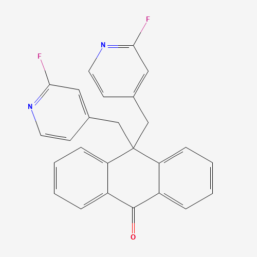 10,10-BIS[(2-FLUORO-4-PYRIDINYL)METHYL]-9(10H)-ANTHRACENONE (CAS: 160588-45-4) - Related Chemical Product