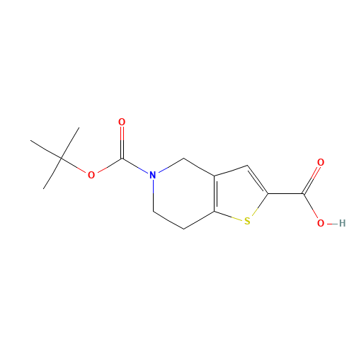 5-(TERT-BUTOXYCARBONYL)-4,5,6,7-TETRAHYDROTHIENO[3,2-C]PYRIDINE-2-CARBOXYLIC ACID (CAS: 165947-48-8) - Related Chemical Product