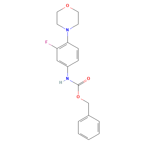 N-BENZYLOXYCARBONYL-3-FLUORO-4-MORPHOLINOANILINE (CAS: 168828-81-7) - Related Chemical Product